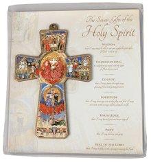 5 1/2" Holy Spirit Wood Cross