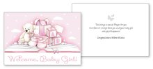 Baby Girl Congratulations - Single Card