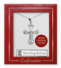 Confirmation Cross Silver Necklet