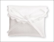 White Communion Rosary Purse