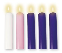Advent Candle Set - 12" x 2"