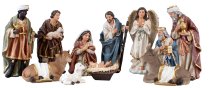 6" 11 Piece Resin Nativity Set