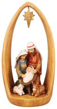 12" Resin Nativity Arch-Star