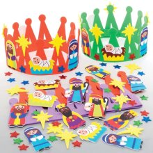 Nativity Crown Kits - Pack of 3