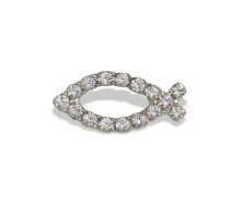 Swarovski Crystal Fish Pin