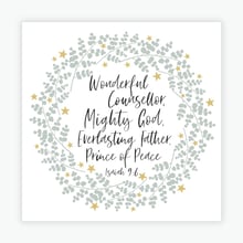 Wonderful Counsellor Christmas Cards (pack of 10)