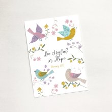'Be Joyful In Hope' (Birds of Joy) Mini Card