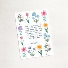 'The Lord Bless You' (Spring) Mini Card