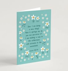 See I am Doing a New Thing Encouragement Card & Envelope