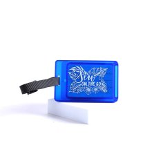 Blue Luggage Tag With Sewing Kit