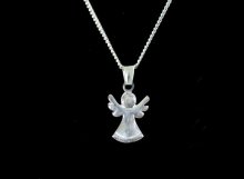 Silver Angel Pendant (R7551)