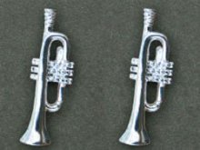 Trumpet Cufflinks In Box (X2N213)