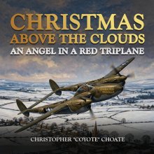 Christmas above the Clouds: An Angel in a Red Triplane