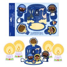 Tiny Truths Illustrated Bible Advent Nativity Story Set