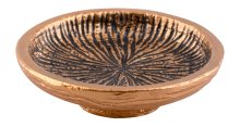 Anthracite & Gold Incense Bowl D 11 cm