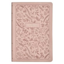 KJV Bible Giant Print Full-size Faux Leather, Blush Pink