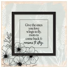 Plaque-Layered Grace-Give The Ones You Love (6" x 6")