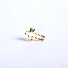 Lapel Pin Cross Gold Pack of 6