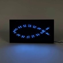 Light Up LED Fish Sign