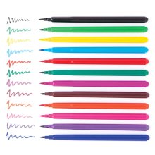 Brush Tip Marker Pens (Pack of 12)