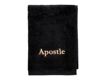 Pastor Towel Apostle Black Cotton