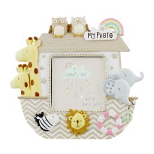 Noah's Ark Resin Photo Frame 3" x 3"