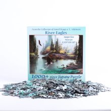 River Eagles Jigsaw Puzzle - 1000+ Pieces