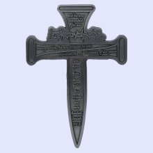Nail Cross With Thorns Wall Cross