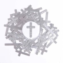 Amazing Grace Silver Pocket Cross - Pack of 1000