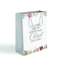 O Come Let Us Adore Him Gift Bag With Carry Handles