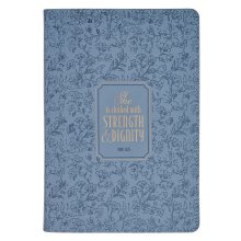Journal Classic Blue Strength And Dignity Prov. 31:25