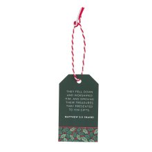 Worship Him Christmas Gift Tag Set