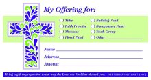 Value Offering Envelope - General - My Offering for - Bring a Gift