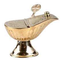 Incense Boat with Spoon H 7 cm