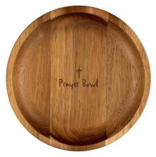 Prayer Bowl-Circle (7.75" Dia.) Includes 10 Prayer Cards