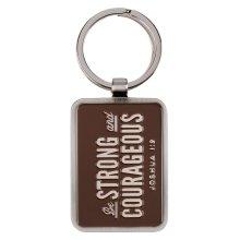 Keychain Be Strong And Courageous Josh. 1:9