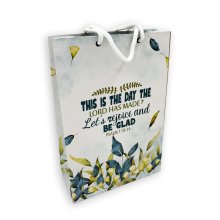 Medium Gift Bag – "This is the Day the Lord Has Made" (Psalm 118:24)