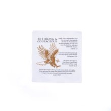 Prayers In My Pocket Strong & Courageous 8"x8"  Pack of 6
