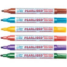 Pearlised Deco Paint Pens (Set B Pack of 6)