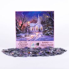 The Old Christmas Church Jigsaw Puzzle - 1000 Pieces