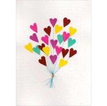 Heart Balloons Card