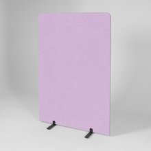 120 x 120cm Lilac Curve Screen with Black Frame (BusyScreen)