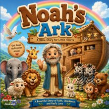 Noah's Ark: A Heartwarming Bible Story for Kids About Faith, Obedience, God's Protection, and His Rainbow Promise