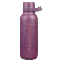 Water Bottle SS Purple Pray Without Ceasing