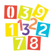 Number Stencils (Pack of 12)