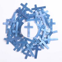 Blank Blue Pocket Cross - Pack of 1000