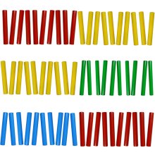 Mixed Colour Pack - 30 Pairs of Claves