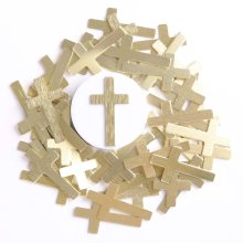 Blank Gold Pocket Cross - Pack of 50