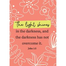 The Light Shines Postcard - Pack Of 12