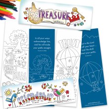 10 Exploring Proverbs Colouring Bookmarks